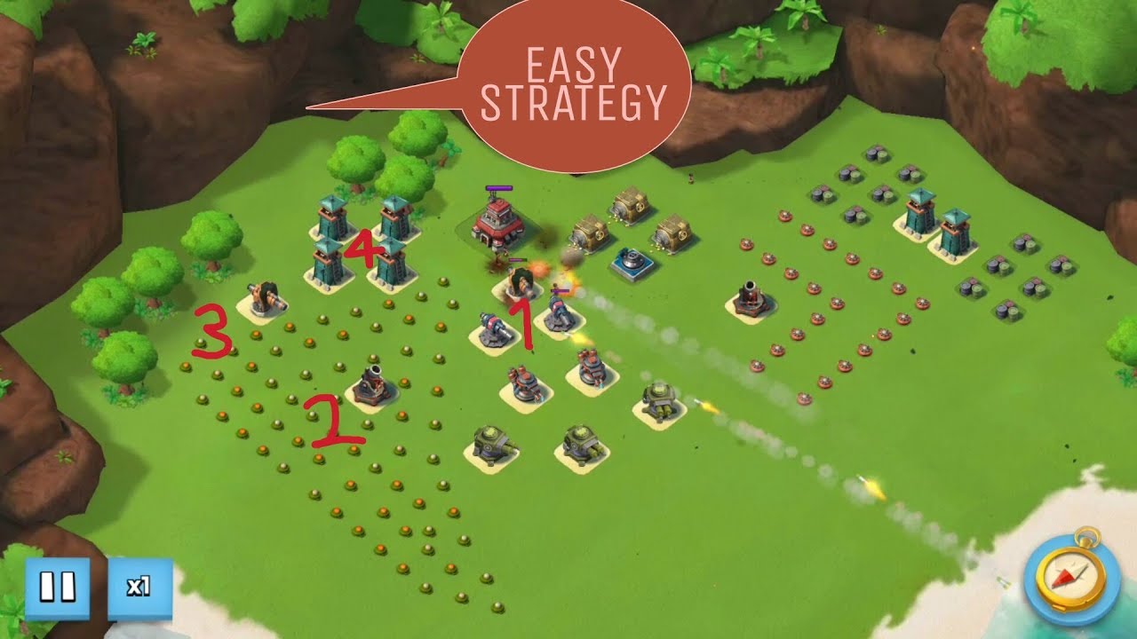 Boom beach :HOW TO DEFEAT HAMMERMAN HQ LEVEL 40 | BOOM BEACH