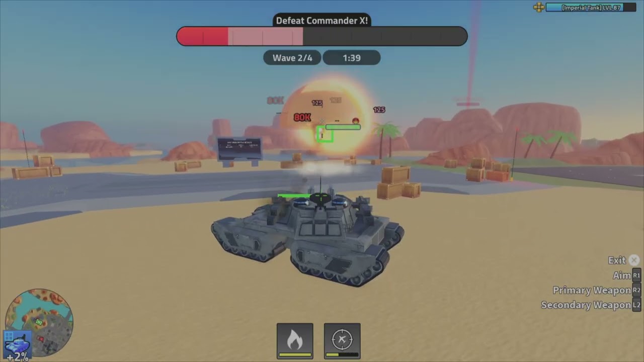 Commander x vs exo imperial tank 5 stars