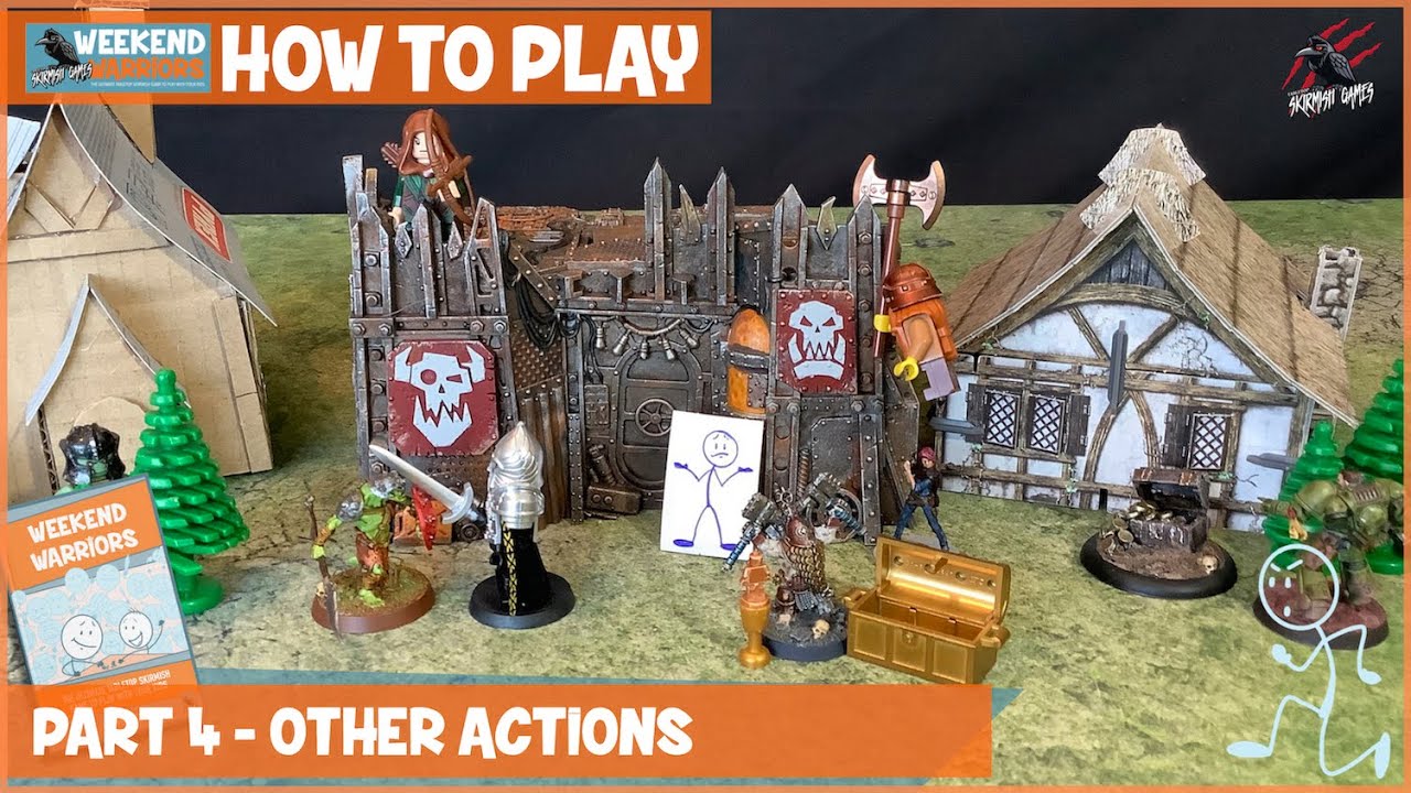 КАК ИГРАТЬ В WEEKEND WARRIORS - Часть 4 Действия Продолжение - Игра-схватка, в которую можно игра...