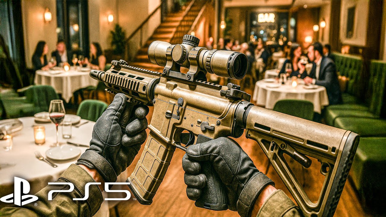 OPERACI&Oacute;N SECRETA EN EL RESTAURANTE DE LUJO | Gr&aacute;ficos ULTRA Realistas [4K 60FPS HDR]