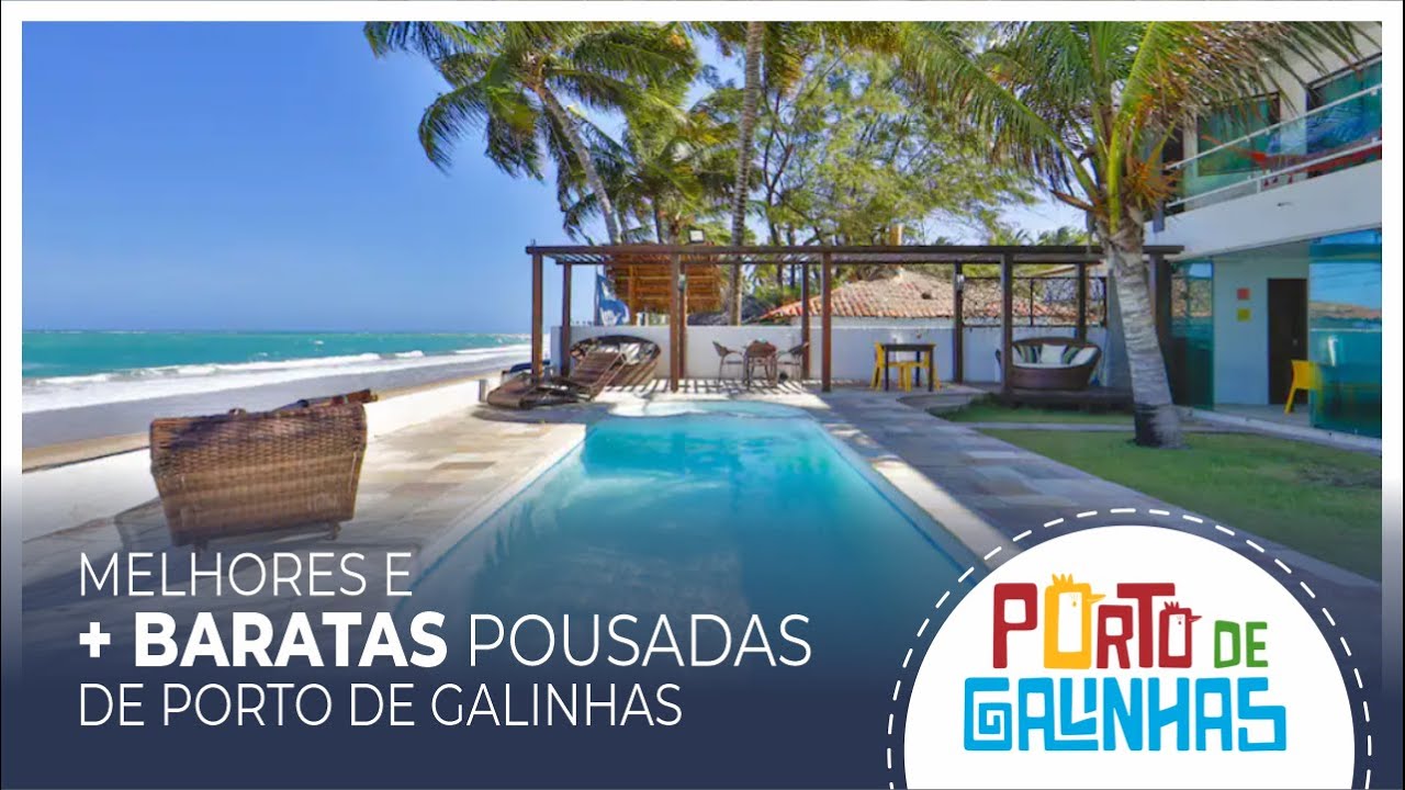 10 POUSADAS mais BARATAS de Porto de Galinhas | DICAS Onde se hospedar em PORTO DE GALINHAS