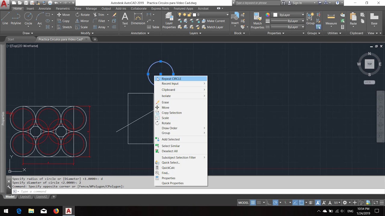 Aprende Autocad - Circulos