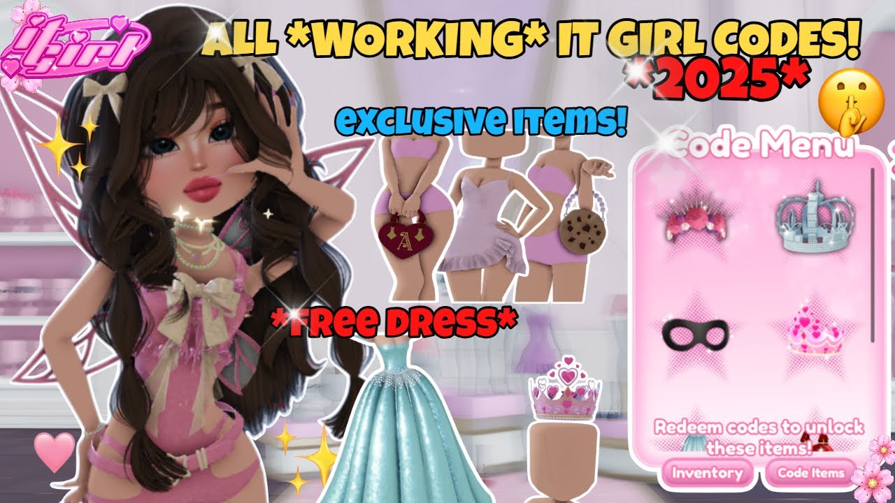 ALL ACTIVE IT GIRL CODES! *FREE ITEMS* AND DIAMOND'S 🌺