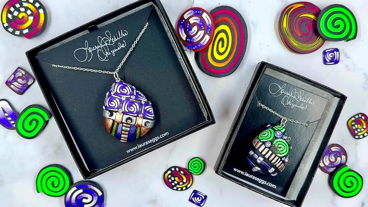 POLYMER CLAY CANE & JEWELRY TUTORIAL: THE SPIRAL CANES…