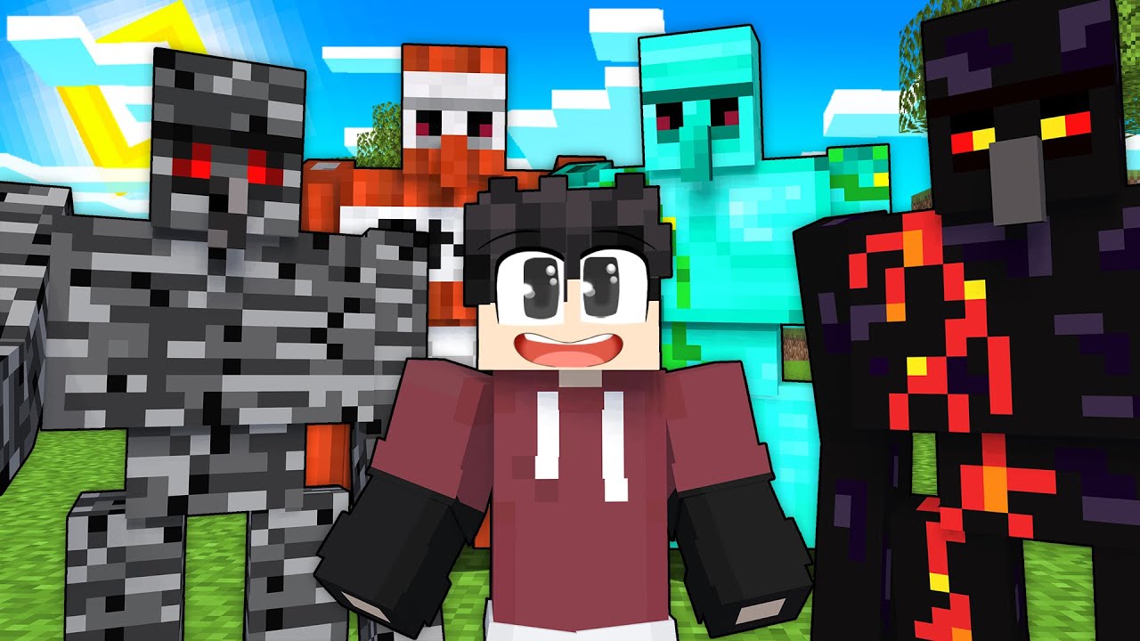 Wetzkie Hired IRON GOLEM SECURITY in Minecraft!