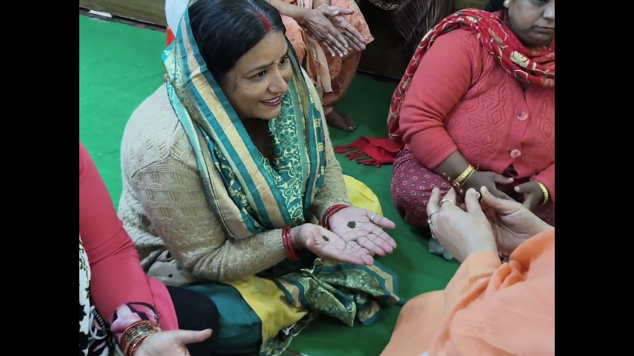 शिवरात्रि विशेष 🌸 श्री गोरजा माता की मेहंदी रस्म | बाई जी ने भक्तों को लगाई मेहंदी