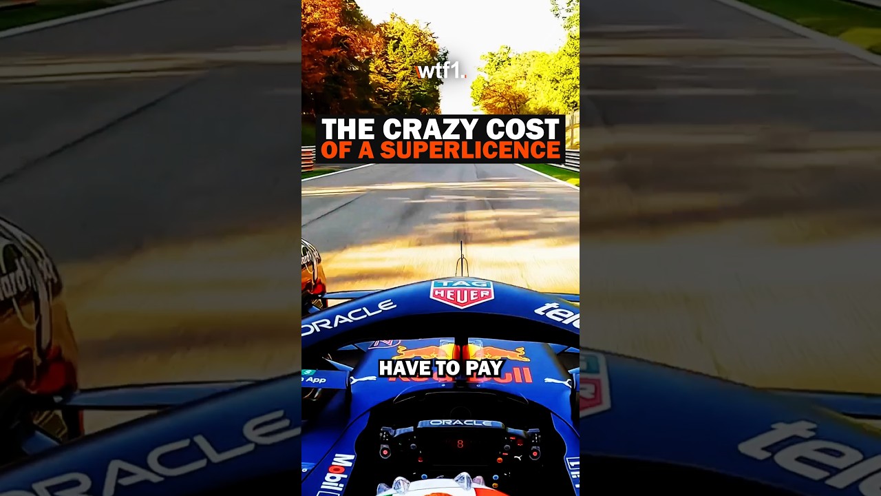 F1 driver licenses cost a FORTUNE 💰