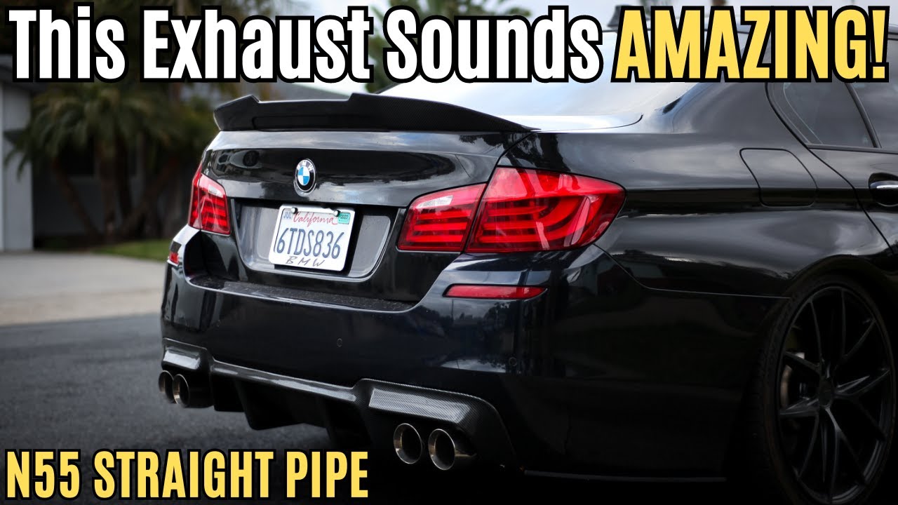 BMW F10 535I N55 Valved Exhaust | Cold Start, Accelerations, Revs | AMAZING Exhaust Sounds!