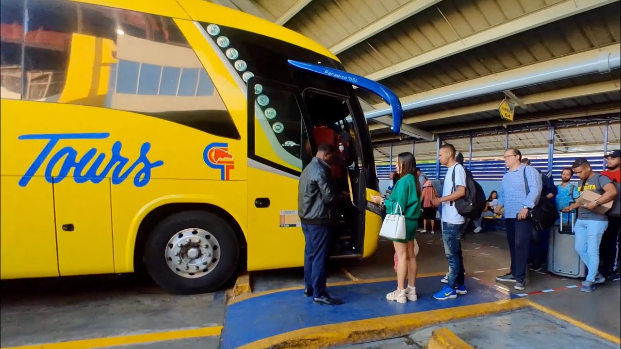 How To Take Caribe Tours Bus From Santo Domingo To Santiago,Puerto Plata,Sosua Dominican Republic