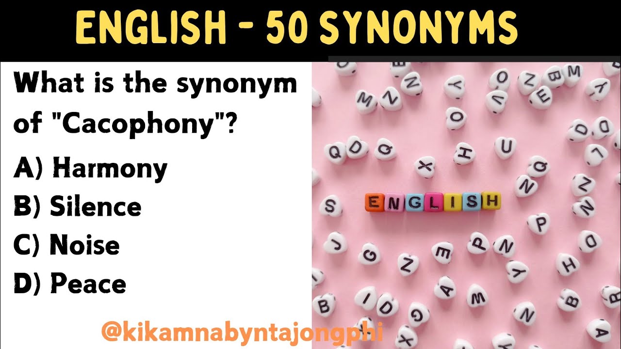 50 ENGLISH SYNONYM | LDA| GRADE IV| ENUMERATOR| POLICE EXAMS| GRAM SEVAK| FOREST GUARD| STENOGRAPHER