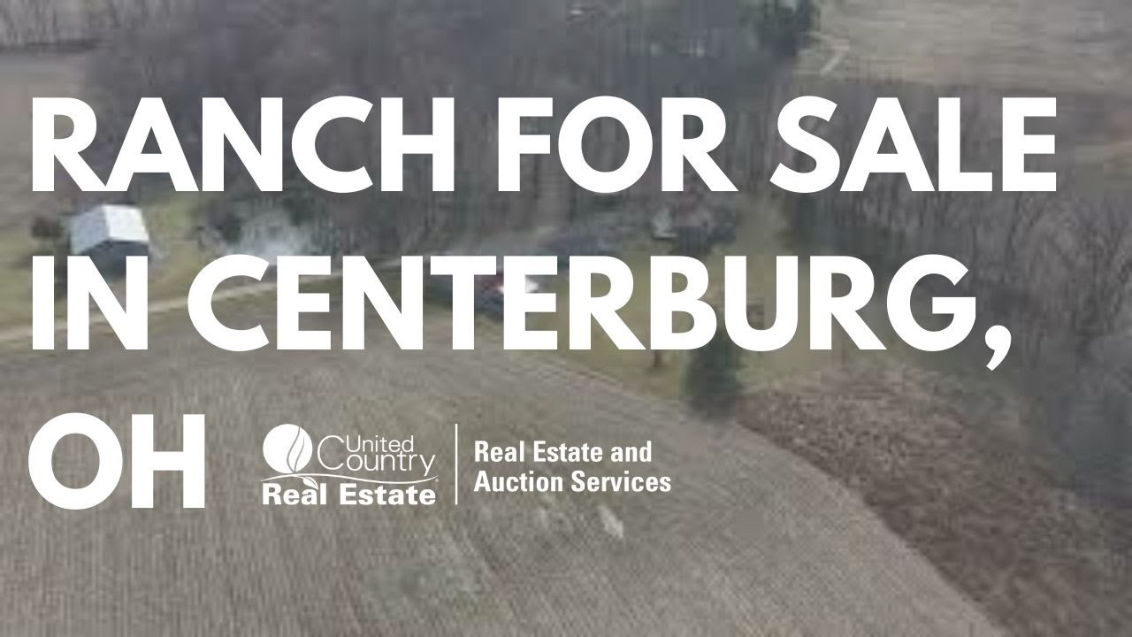 Ranch Home For Sale in Centerburg, OH School District!