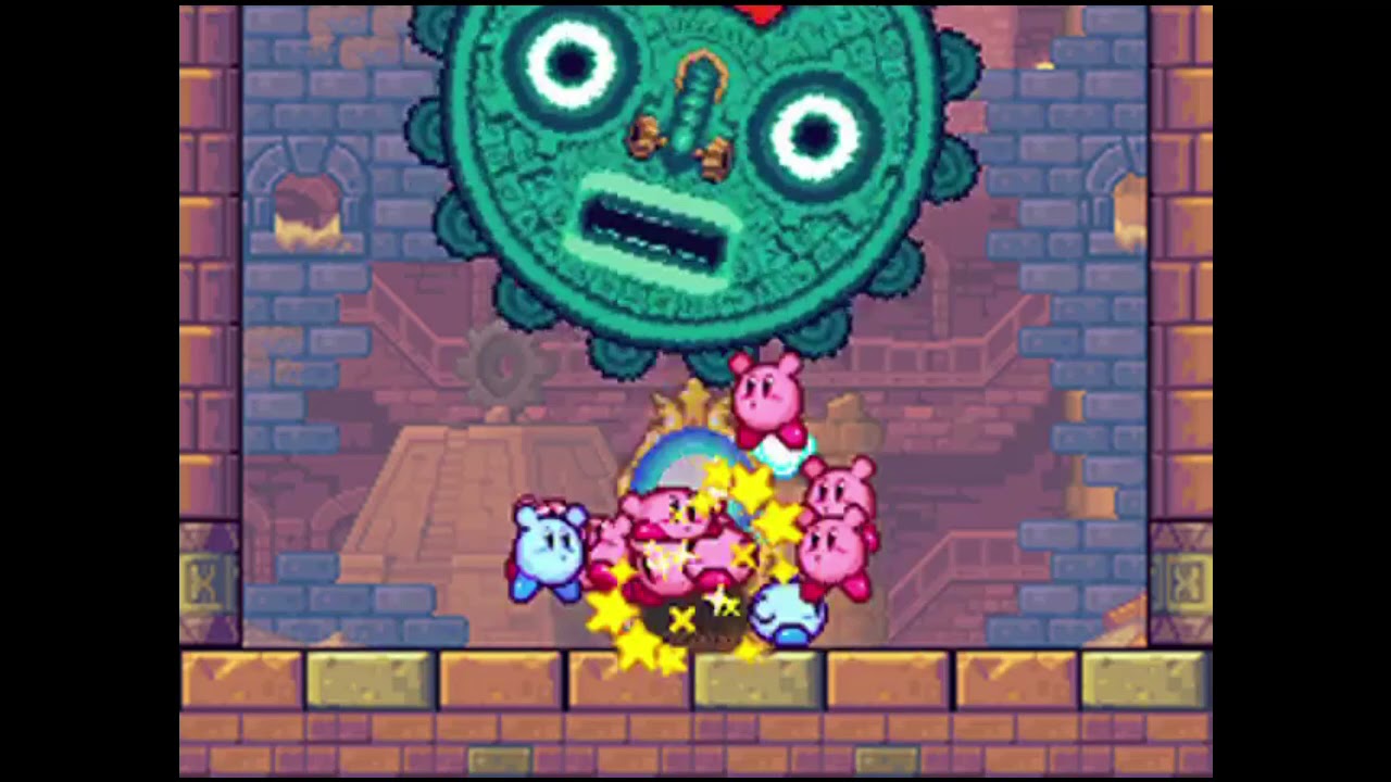 Kirby Mass Attack DS All Bosses