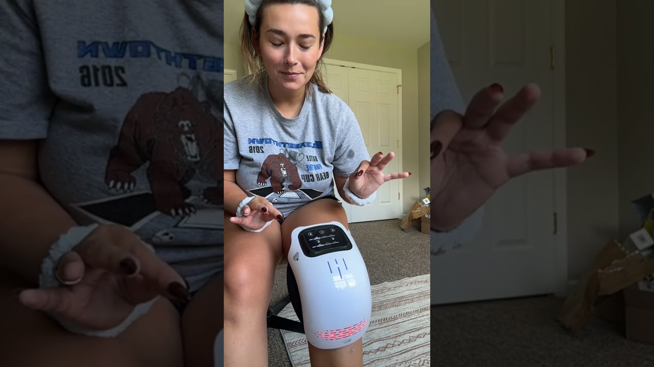Relieve Cracking Knees & Joint Pain Fast ⚡ | Velv&eacute;re Heated Knee Massager