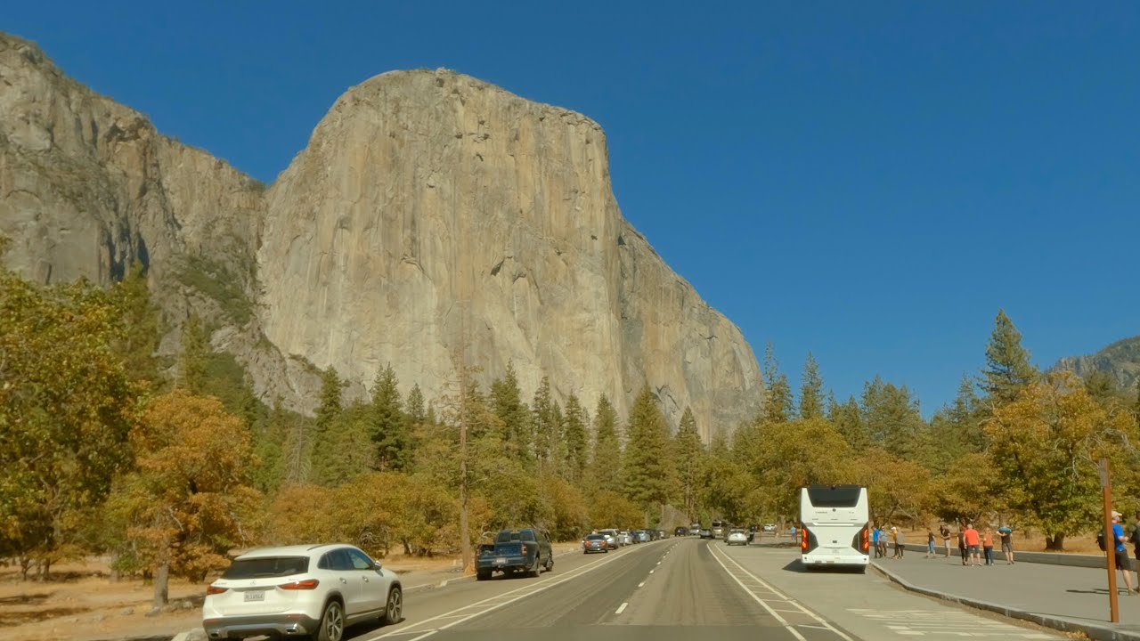 San Francisco to Yosemite - Complete 4-Hour Drive | Ambient Driving Sound | 4K 60FPS