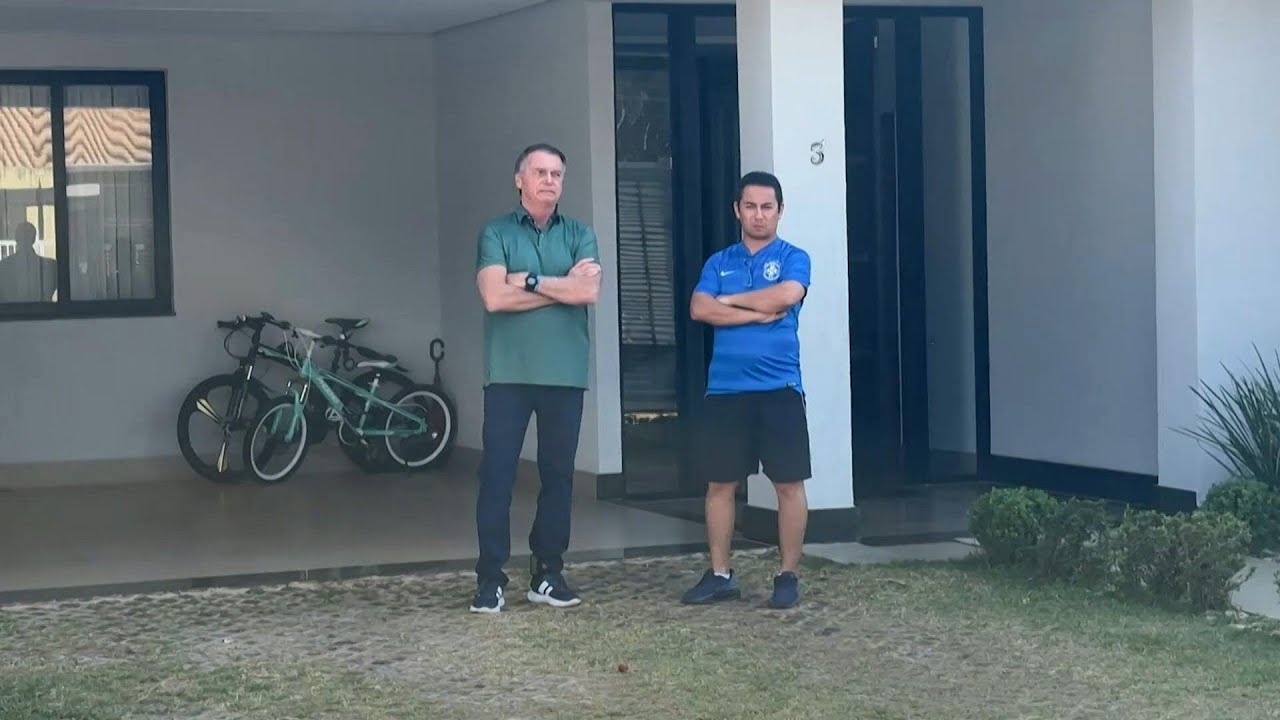 Brazil ex-president Bolsonaro at home under house arrest in Brasilia | AFP