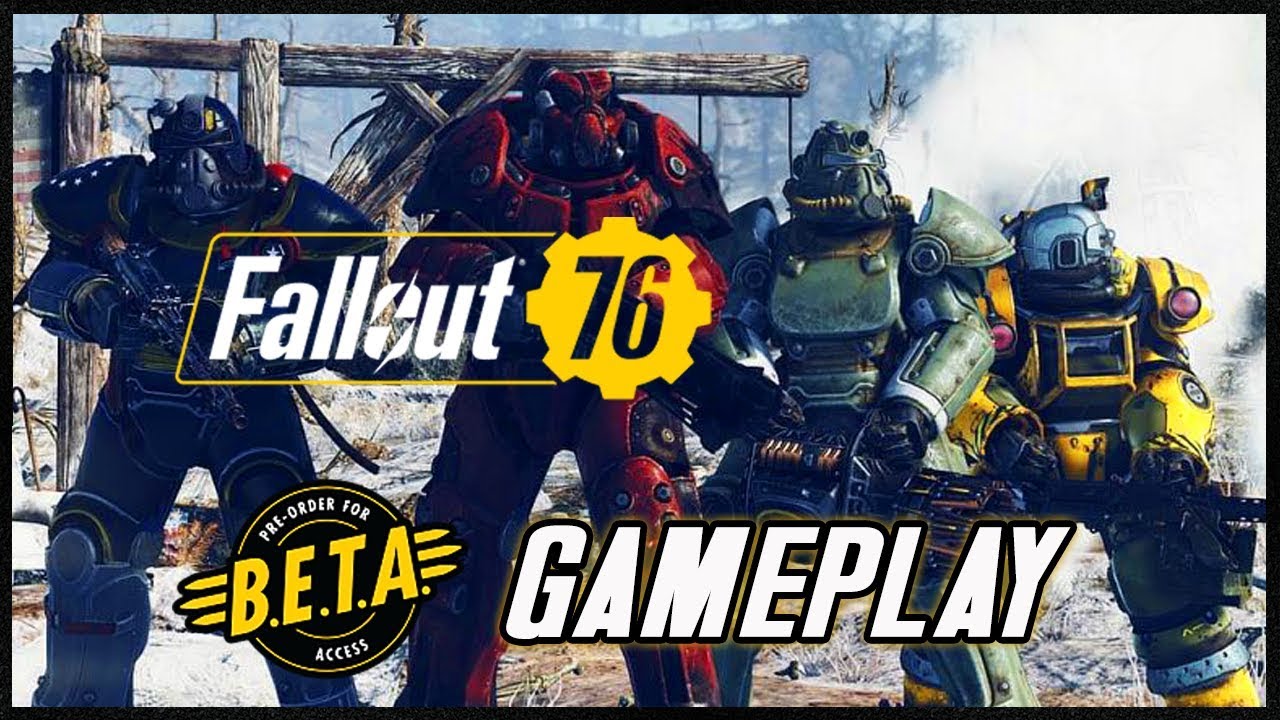 FALLOUT 76 BETA GAMEPLAY [1080p60]