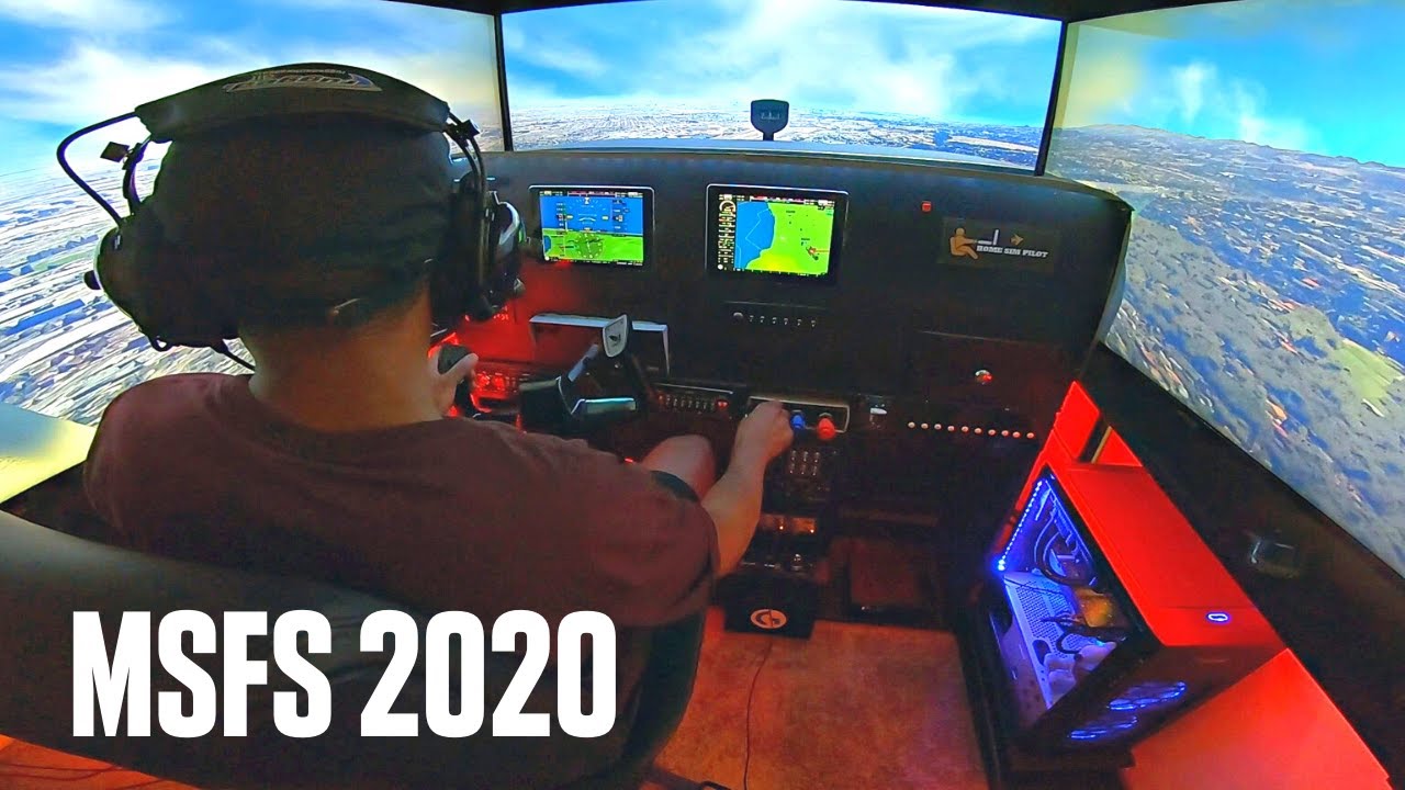 Microsoft Flight Simulator 2020 | Cessna 172 Home Flight Simulator | Домашний симулятор пилота