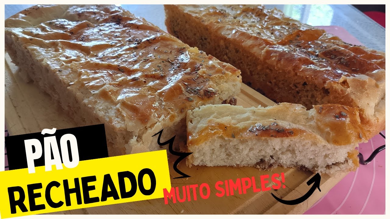 Pão Recheado com carne 😋🍞