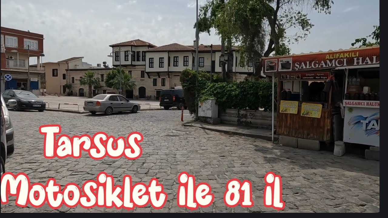 Tarsus eski evler/Nusret Mayın Gemisi/Kleopatra Kapısı/Motosiklet ile Türkiye #179