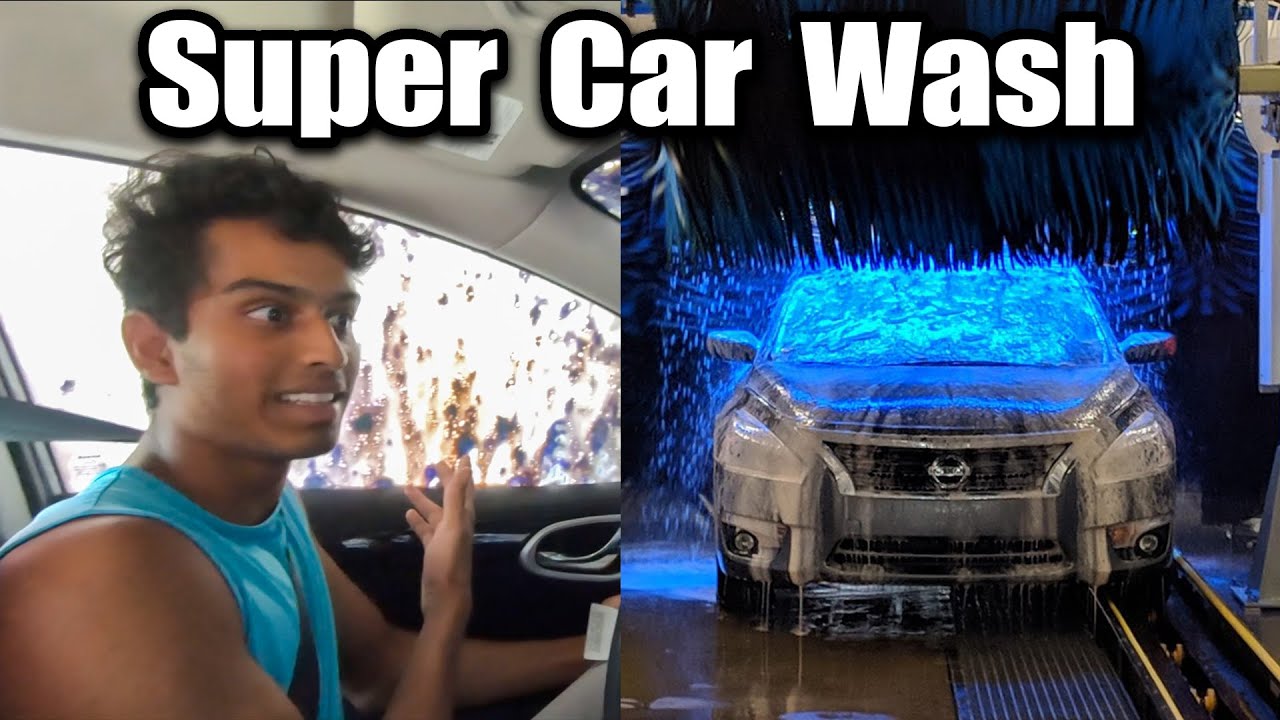 Automatic Car Wash  - Super Wash in Canada | Tamil VLOG | VelBros Tamil