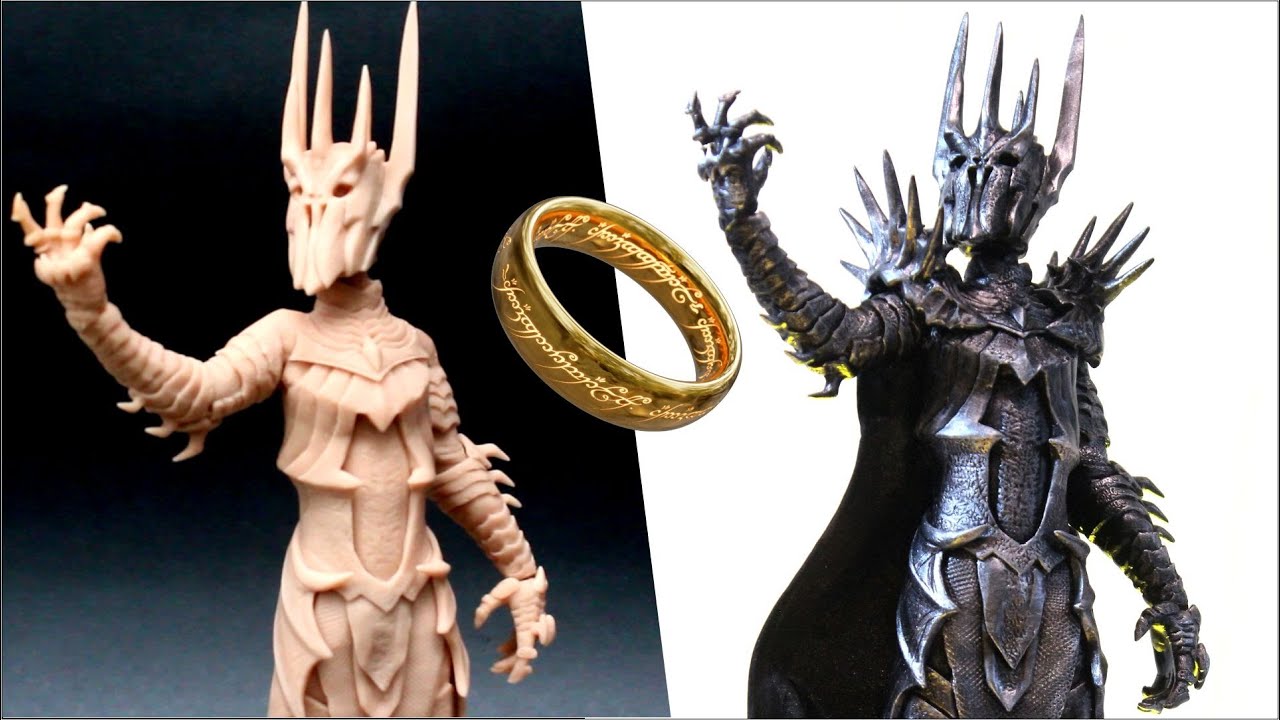 Sauron  | clay sculpting | The Lord of The Rings