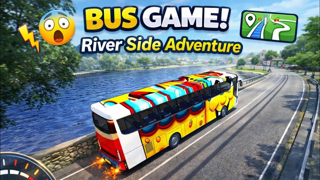 👉 Funny Bus Game 😂 | Kids Bus Adventure 🚍#busgames #3dgames #gameplay #cargame #busgameplay 