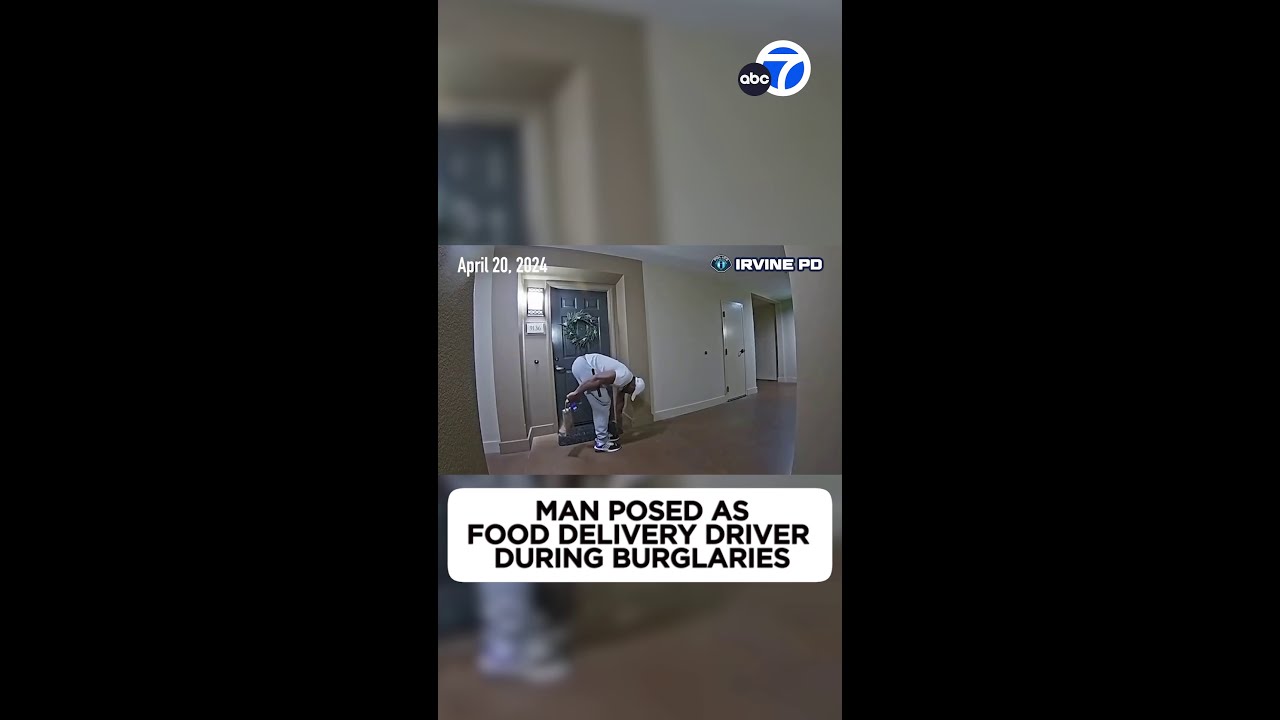 Man posed as food delivery driver while burglarizing OC homes