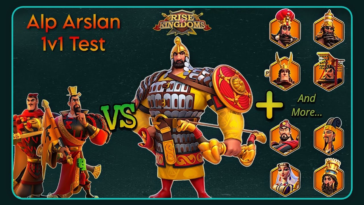 Alp Arslan 1v1 Test (vs Infantry) - Rise of Kingdoms