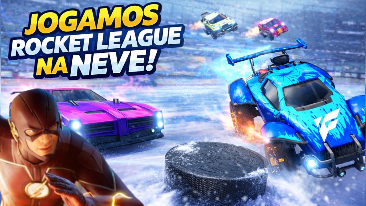 JOGAMOS ROCKET LEAGUE NA NEVE E ISSO ACONTECEU!! | FORT POWER TEAM #rocketleague  #viral #feed