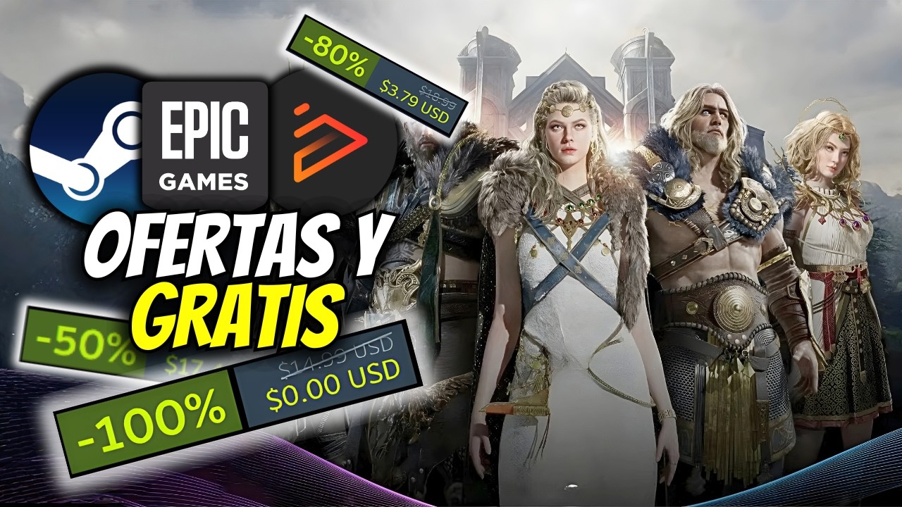9 JUEGOS GRATIS DE STEAM Y EPIC GAMES +  OFERTAS DE INSTANT GAMING