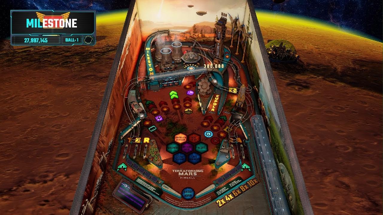 Pinball FX 2023 - Terraforming Mars (Wizard Mode Run)