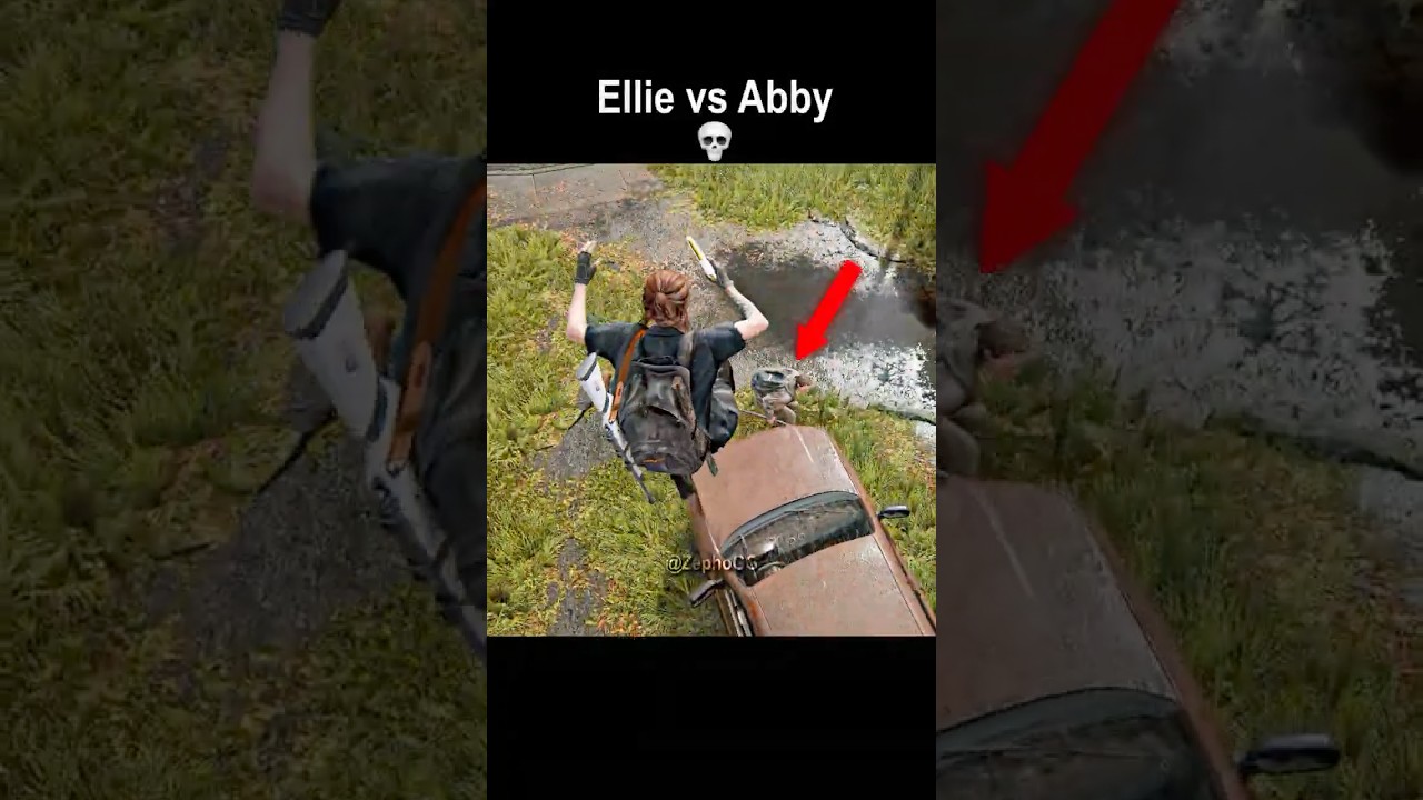 Ellie vs Abby Takedowns... 💀 #shorts