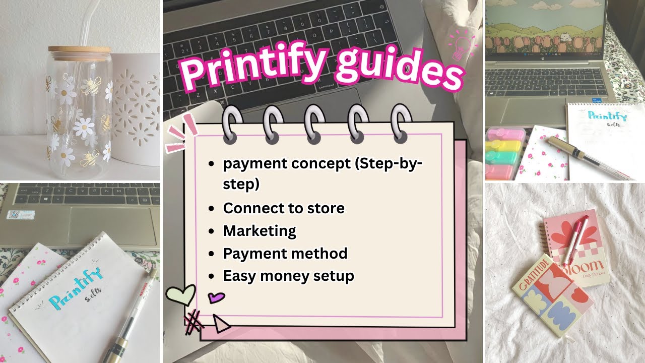 Printify Store + Payment Setup + marketing🌷| Make Money on Etsy/Shopify💰