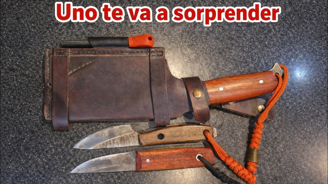 CUCHILLOS ARTESANALES PEQUEÑOS... UNO LOS VA A SORPENDER.