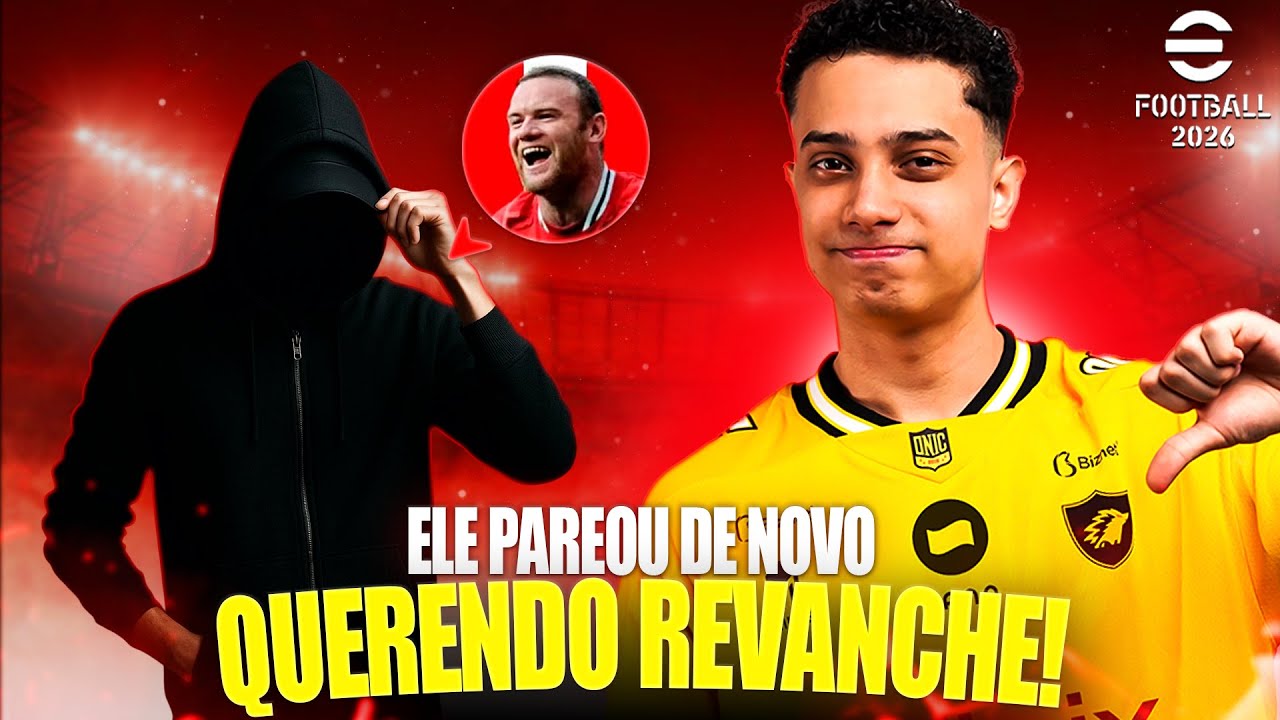 O PRO PLAYER MISTERIOSO PAREOU NOVAMENTE QUERENDO REVANCHE no Efootball 2026