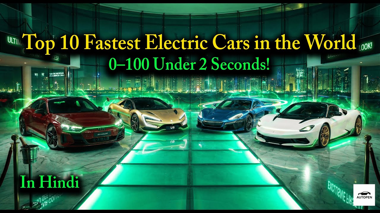 Top 10 Fastest Electric Cars in the World ⚡🚗 | 0–100 in Under 2 Seconds! (2025-26)