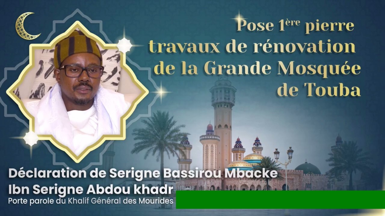 🛑  |DIRECT| DECLARATION DE SERIGNE BASSIROU MBACKE  PORTE PAROLE DU KHALIF GENERAL DES MOURIDES