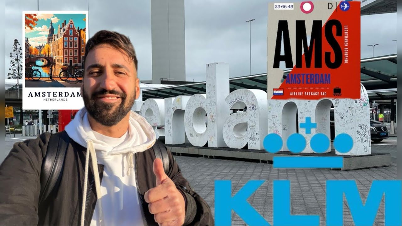 Aeroporto di AMSTERDAM ( SCHIPHOL) tour interno !