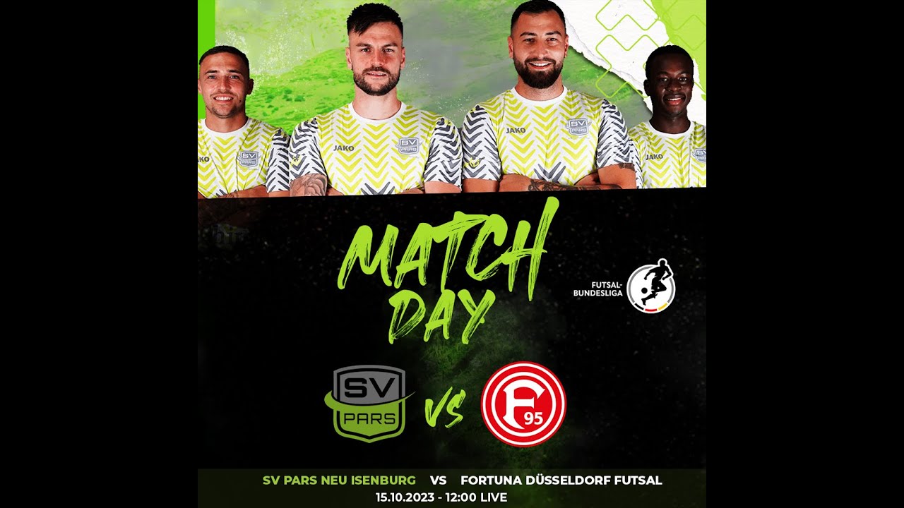 LIVE: SV Pars Neu-Isenburg - Fortuna Düsseldorf Futsal| FUTSAL-BUNDESLIGA | 15.10.2023