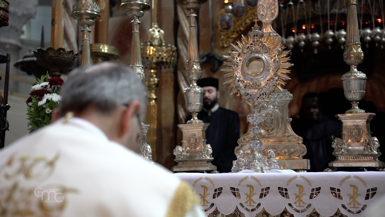 Solemnidad del Santísimo Cuerpo y Sangre del Señor en el Santo Sepulcro