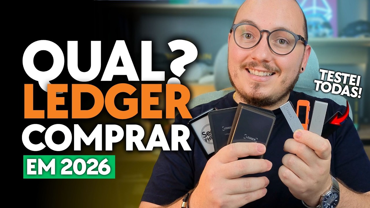 🛑 - GUIA DEFINITIVO: Qual a melhor HARDWALLET LEDGER para você em 2026?