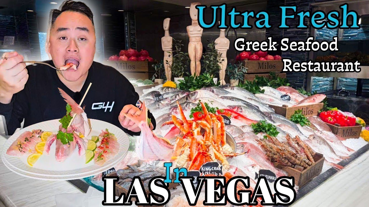 Ultra-Fresh Greek Seafood at Milos Las Vegas – Must-Try Salt-Baked Fish & Sashimi