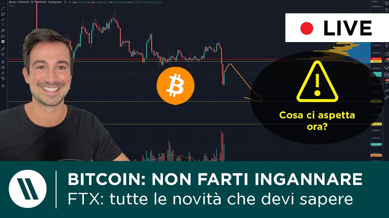 BITCOIN: ATTENZIONE al RIMBALZO | FTX: TUTTE le NOVITA' (Justin Sun, prelievi, possibilit&agrave; future)
