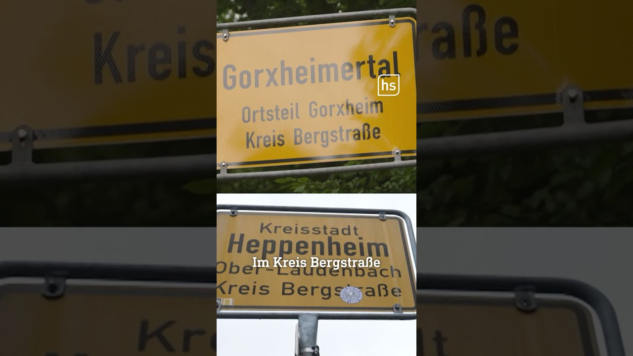 Eine Stra&szlig;e teilt Bundesl&auml;nder #shorts #hessenschau