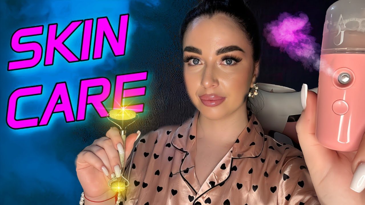 YOU WILL FALL ASLEEP IN 2 MINUTES! Magical Facial Before Bed | ASMR