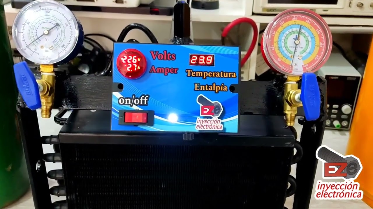 fabricacion y desarrollo recuperadora de gas refrigerante R134 R404 R12 R22 R410 R600