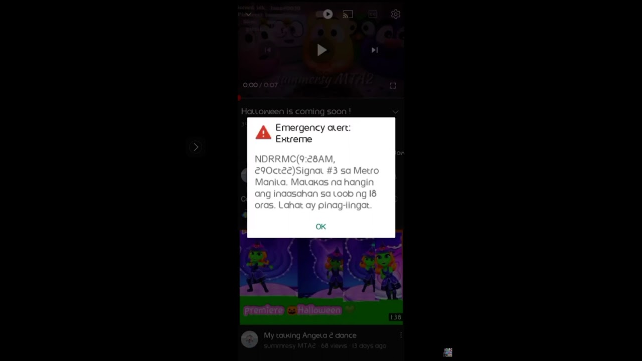 Emergency alert ndrrmc😭