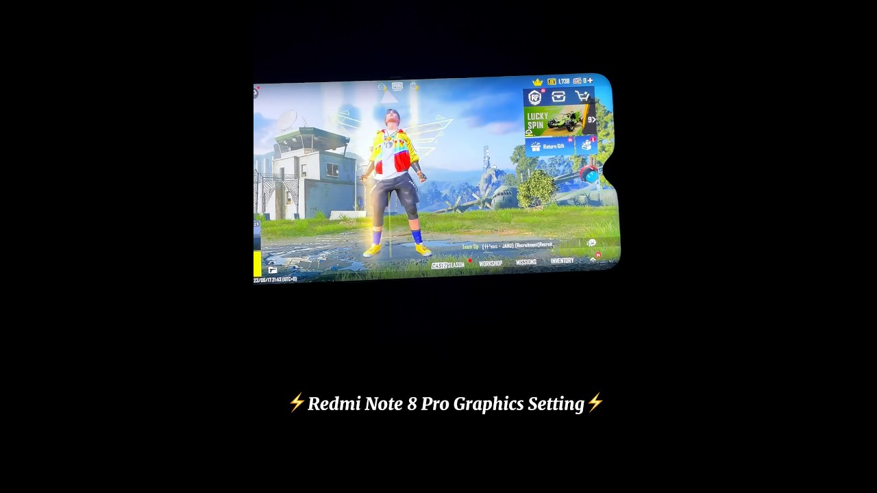 Redmi Note 8 Pro PUBG Graphics Setting In 2023👻 #shorts #pubgmobile #redminote8propubggraphics