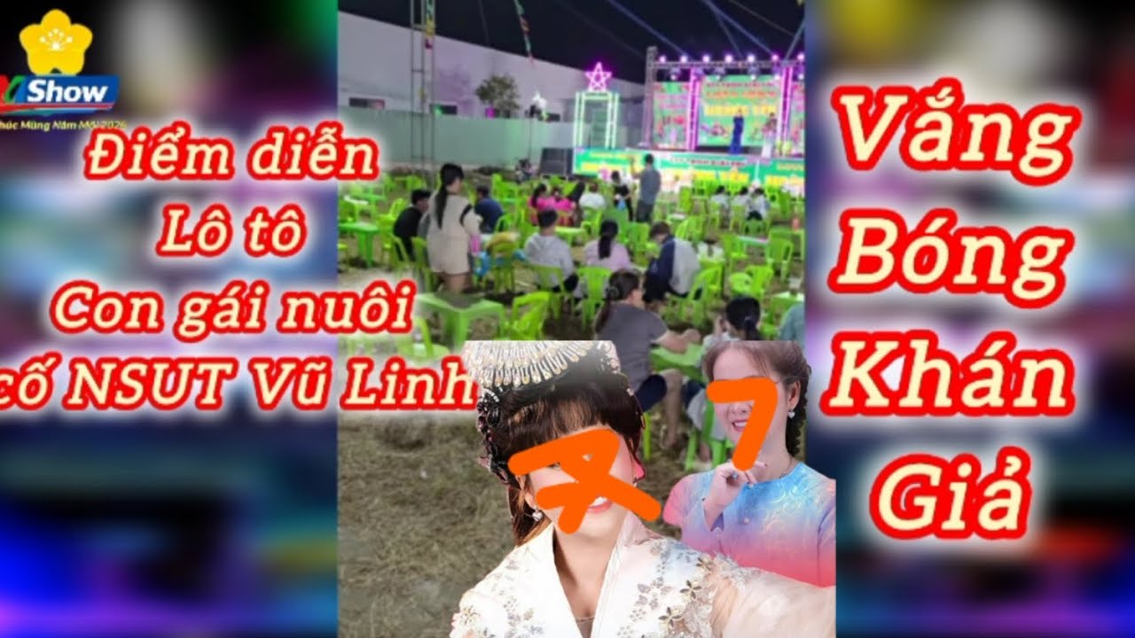 Điểm diễn lô tô con gái nuôi cố NSUT Vũ Linh khán giả vắng tanh 