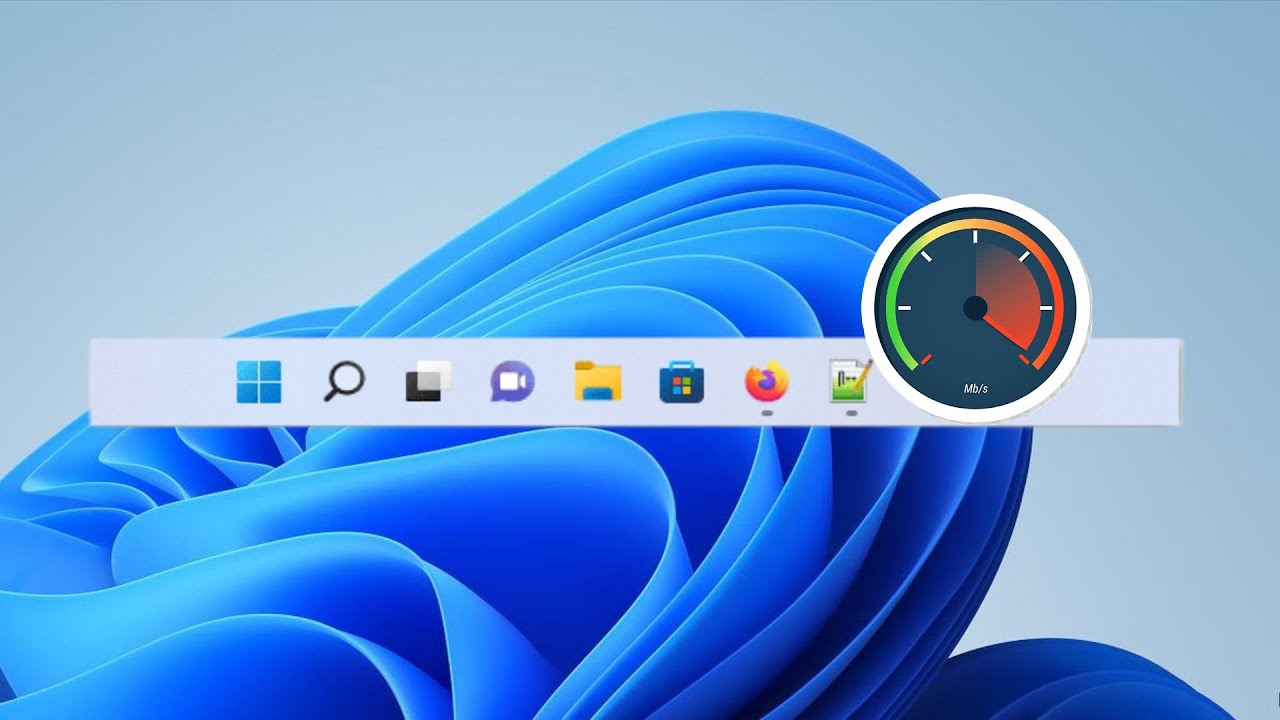 Windows 11's Taskbar is Getting an Internet Speed Test Tool...Sort Of!